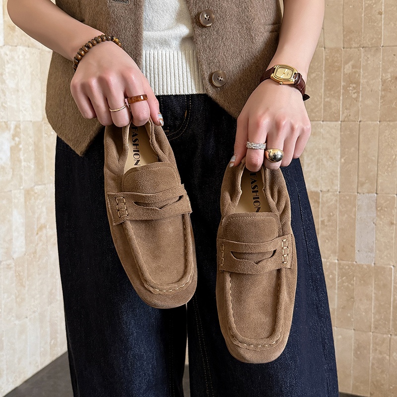 Leather Work Flats Women - Womens Flats Spring Autumn Mules Classic