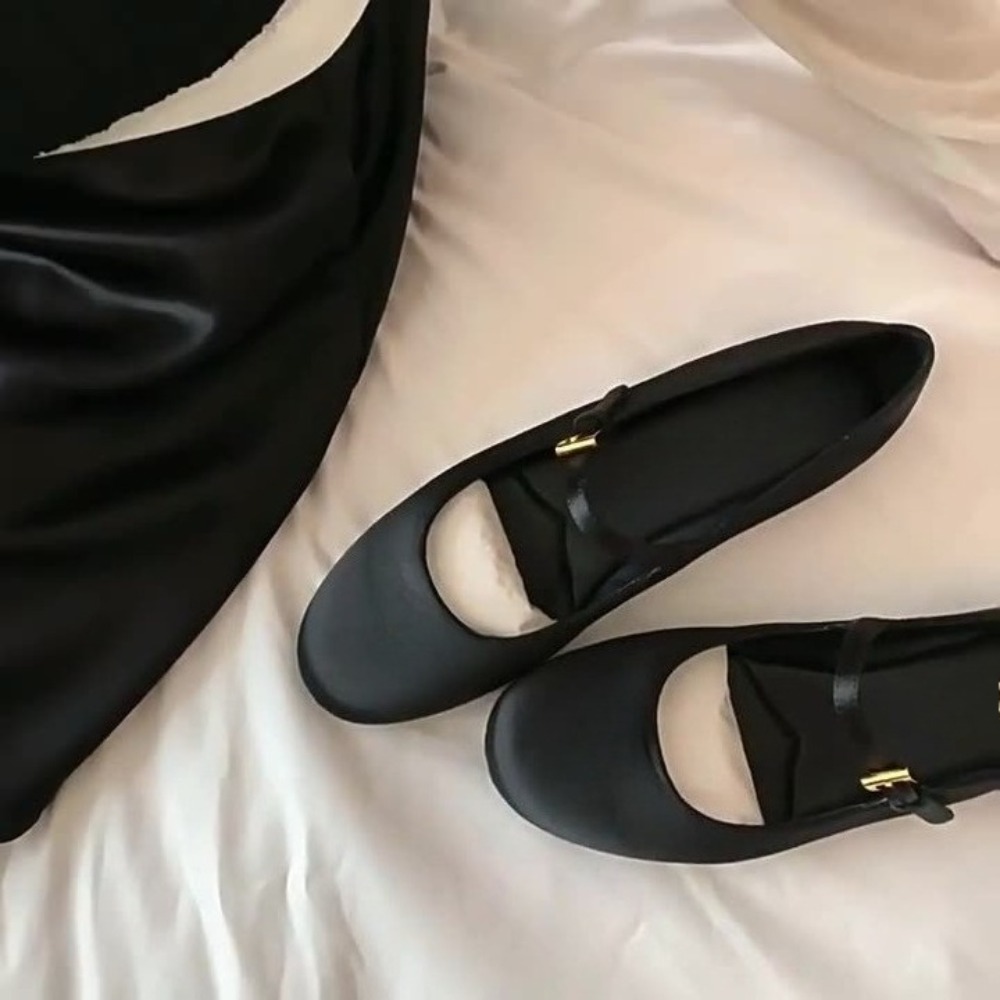 Leather Work Flats Women - 2026 Spring Summer New Women's Genuine