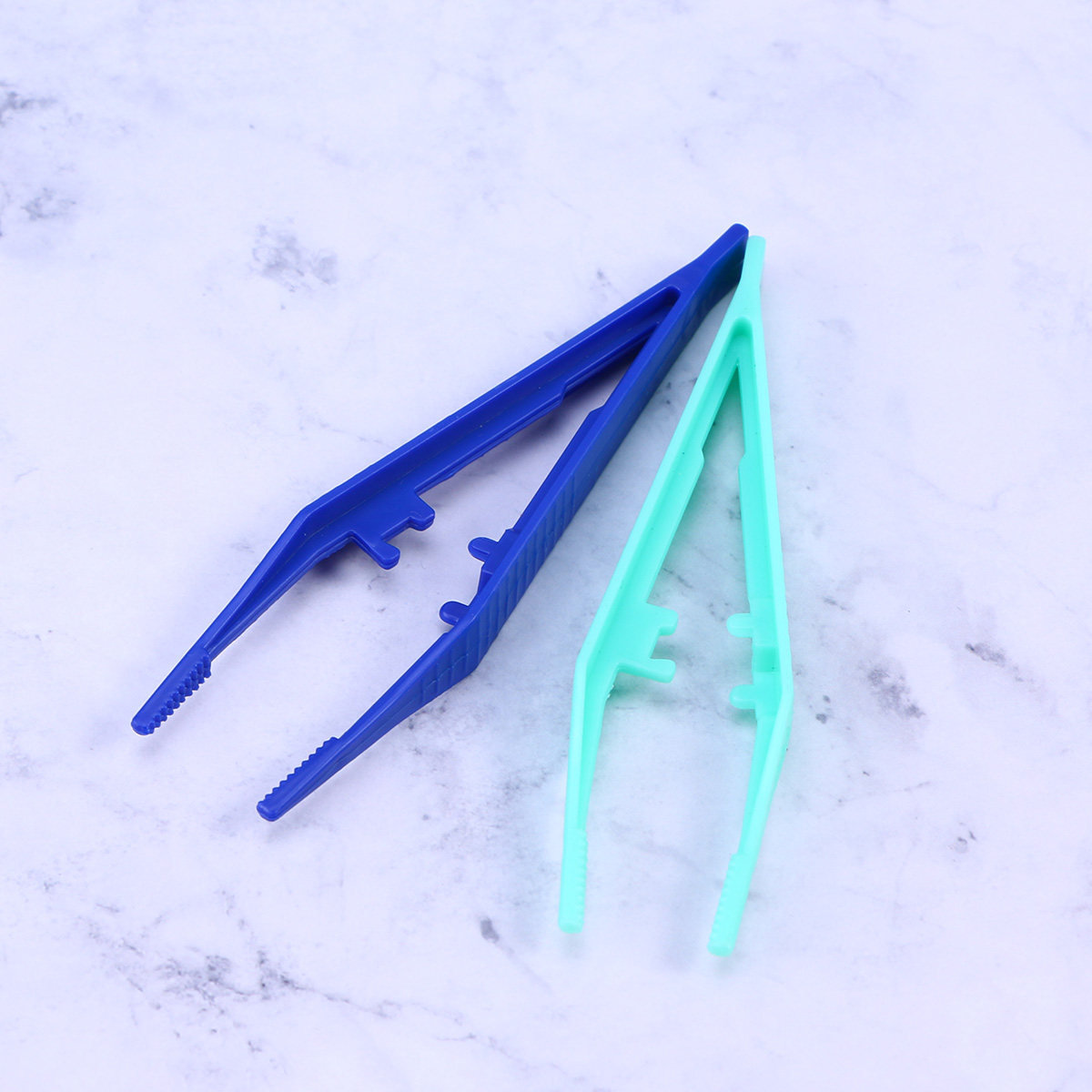 Leather Work In Art - 20Pcs Plastic Beads Tweezers for Craft