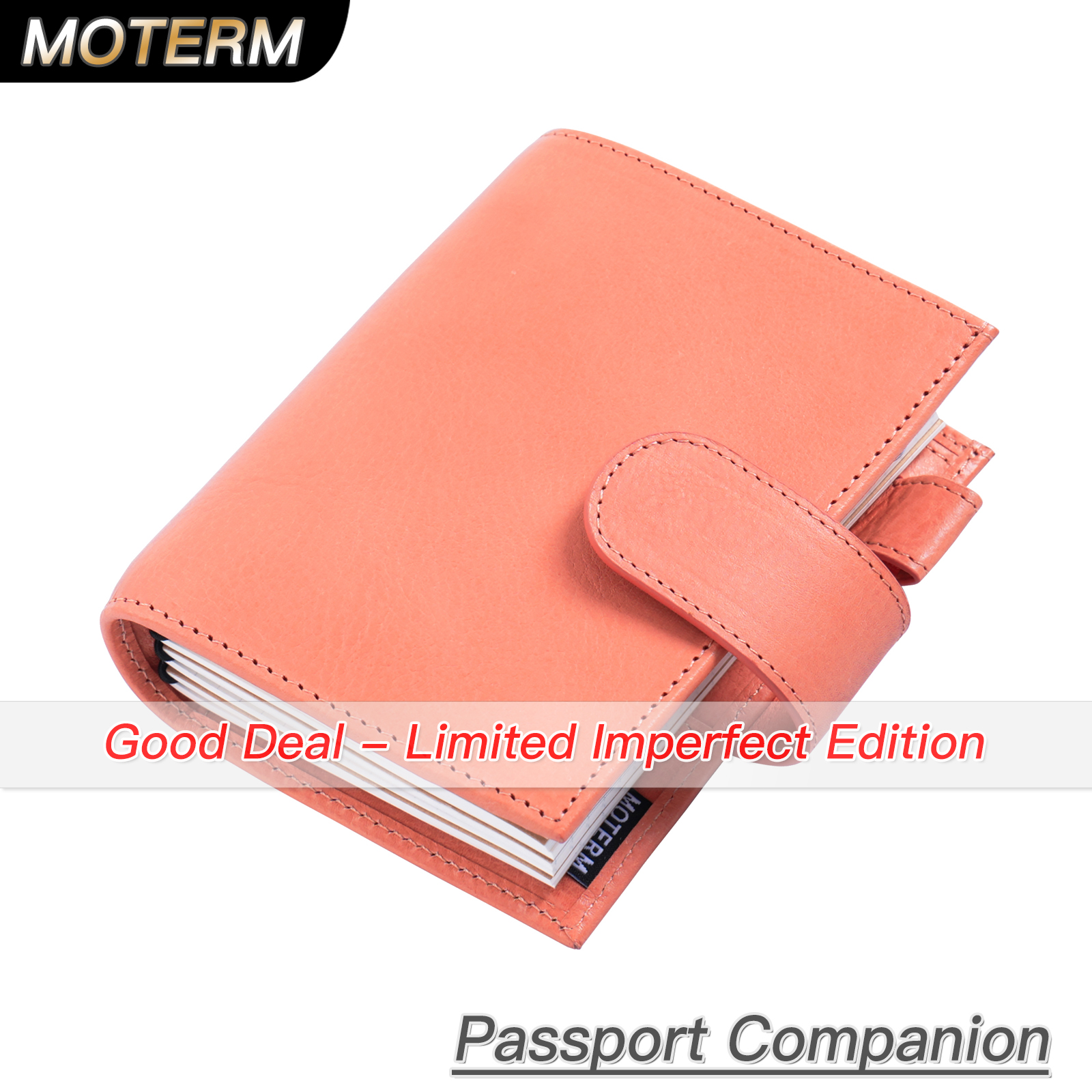Leather Work Notebook - Limited Imperfect Moterm Full Grain Vegetable