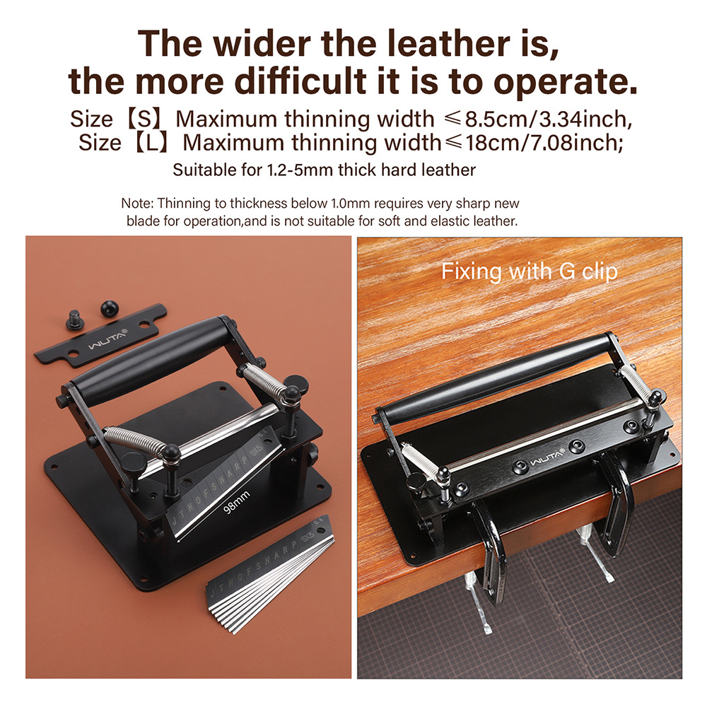WUTA Manual Leather Skiving Ma - Skiver Leather Thin のレビューと価格