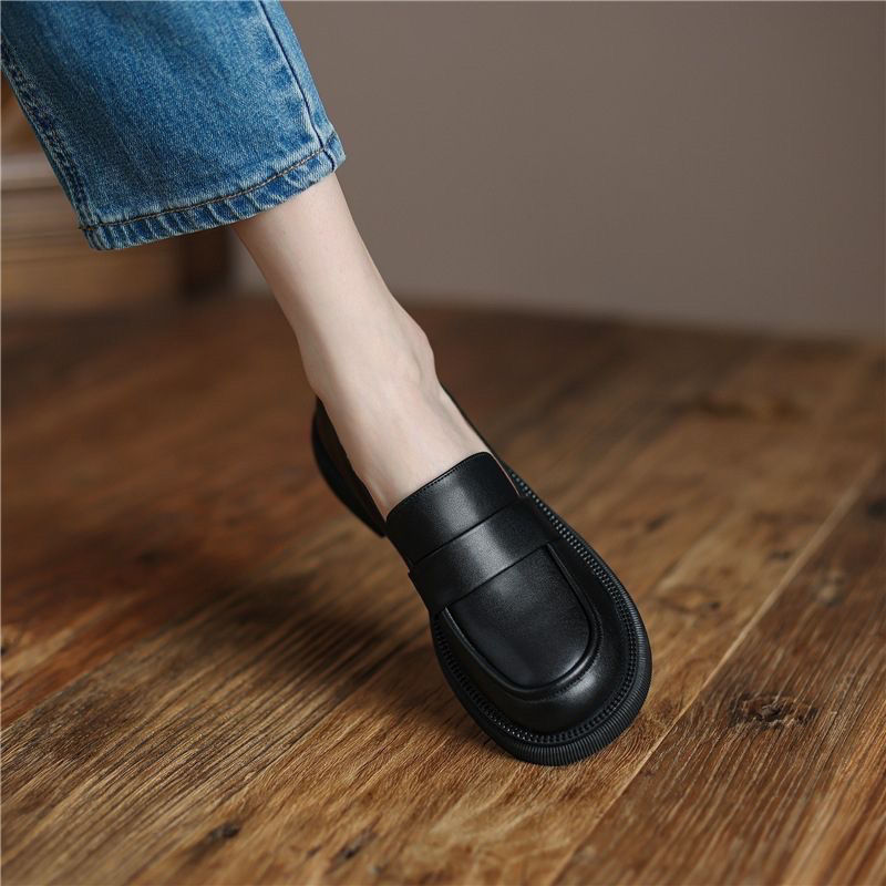 Women's Genuine Leather Flat S - Leather Work Flats Women のレビューと価格