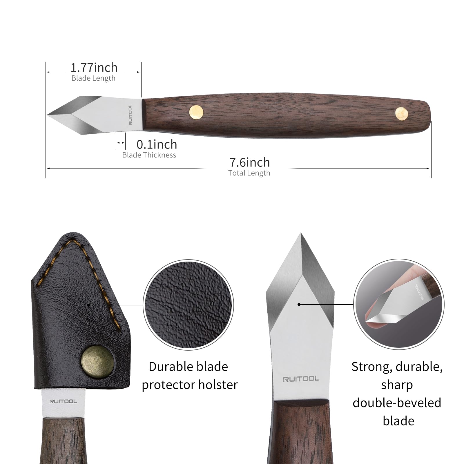 RUITOOL Marking Knife High Car - Leatherwork Knife Sheath のレビューと価格