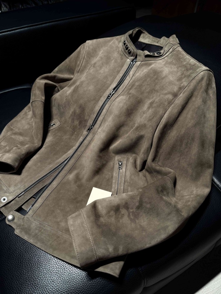 Fashion Mens New Slim Fit Stan - Leather Work Jacket Mens のレビューと価格