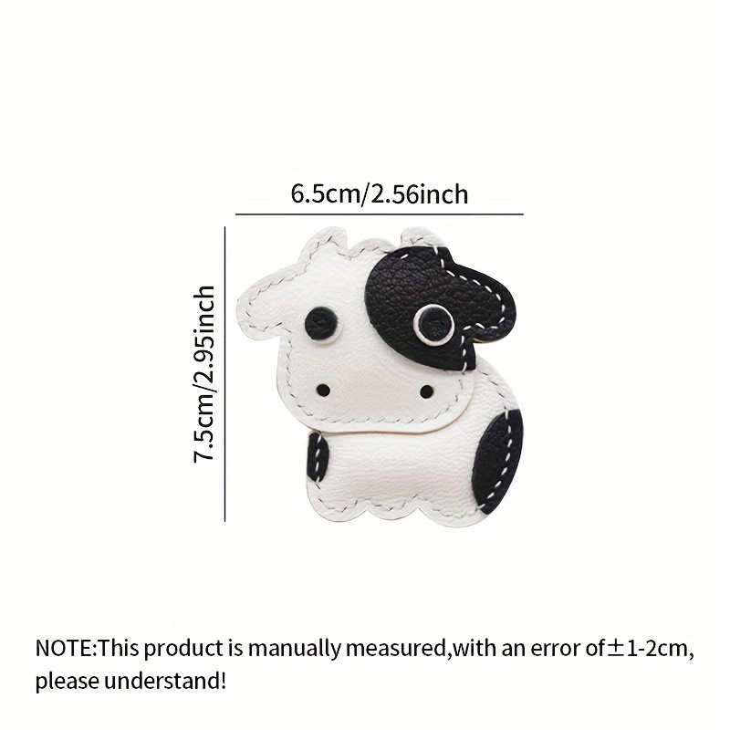 7pcs/set Cute Cartoon Cow Acry - Leather Workshop のレビューと価格