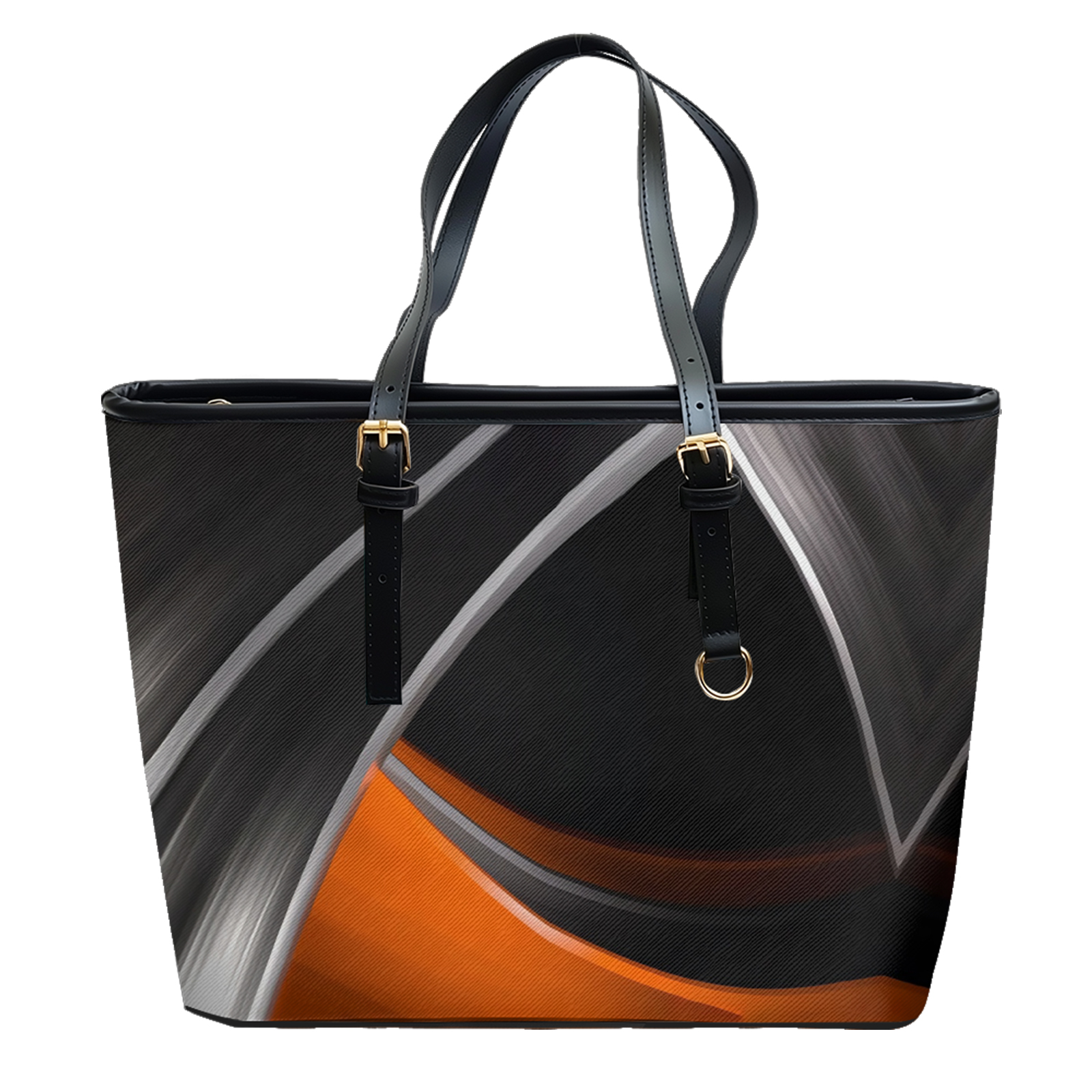Fluid Art Wave Printed Oxford  - Leather Work In Art のレビューと価格