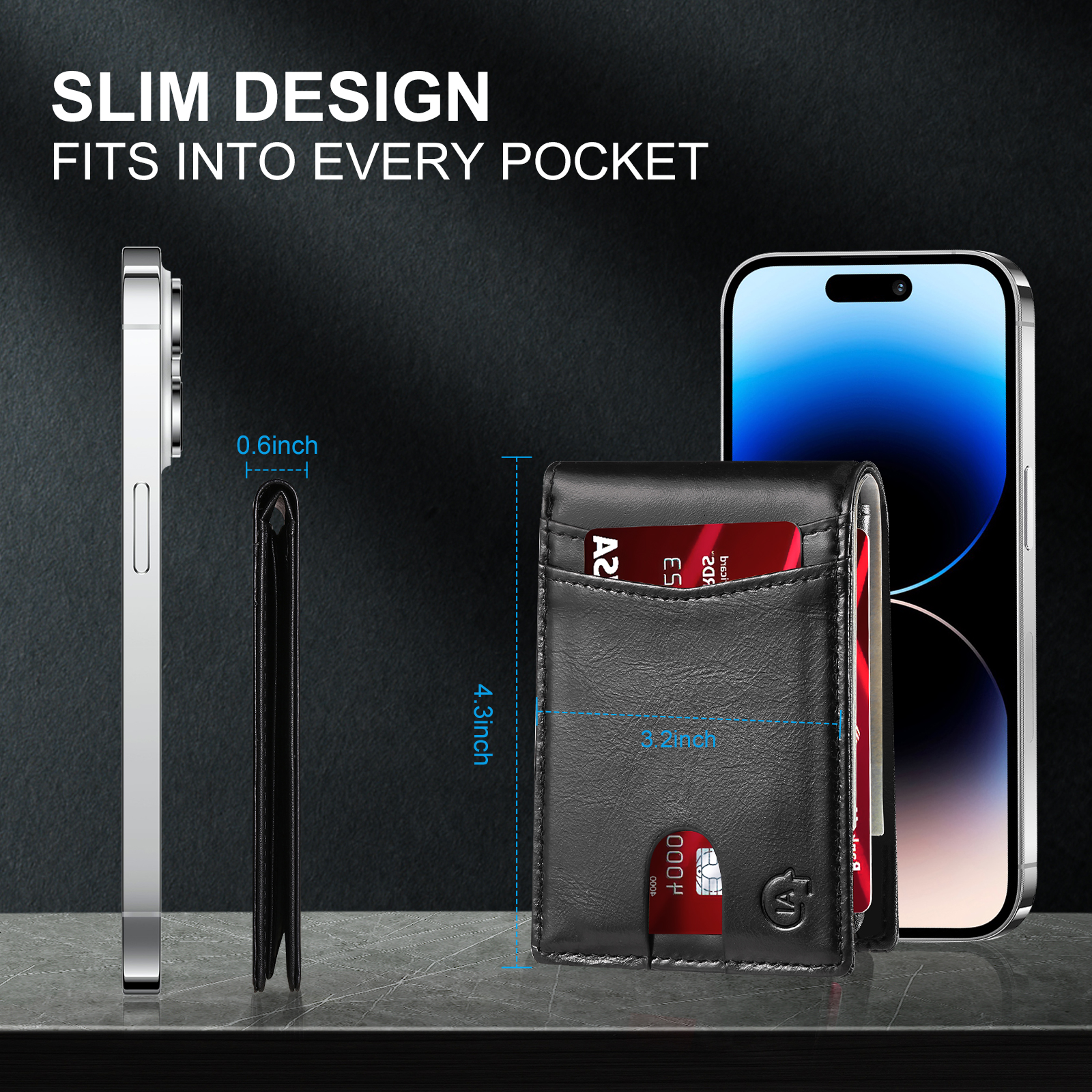 Smart GPS Wallet for Men Work  - Leather Work In My Area のレビューと価格