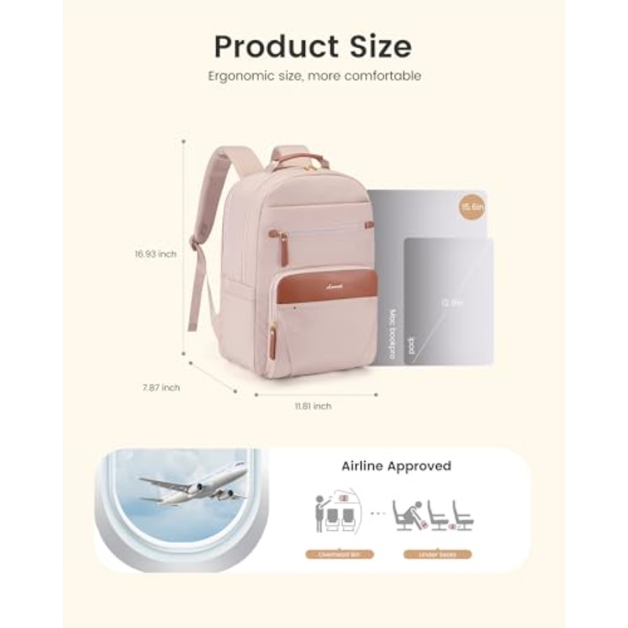 Laptop Backpack for Women with - Leather Working のレビューと価格