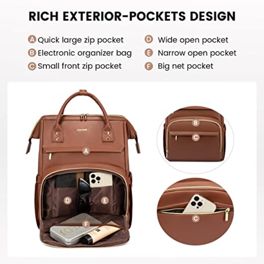 Leather Laptop Backpack for Wo - Leather Working のレビューと価格