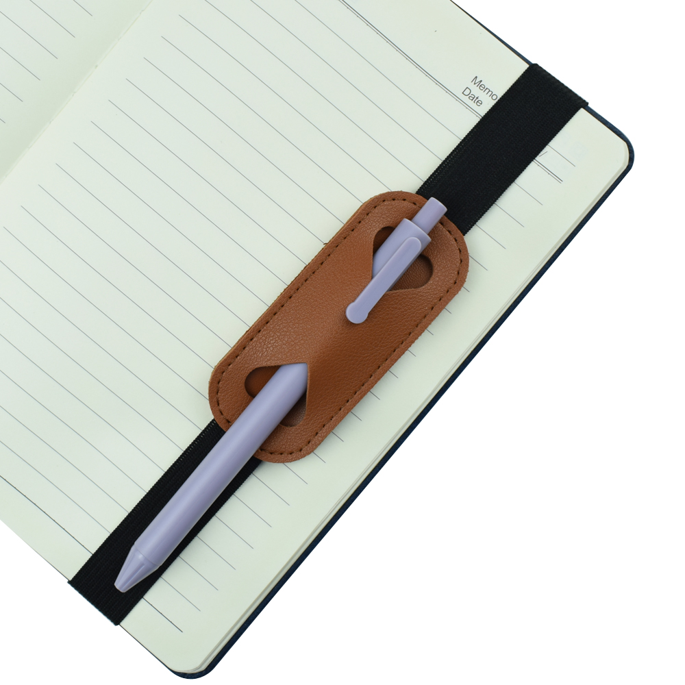 Elastic PU Leather Pen Holder  - Leather Work Notebook のレビューと価格