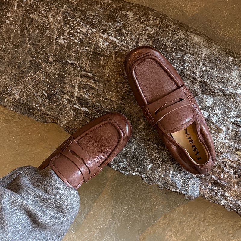 Womens Flats Spring Autumn Mul - Leather Work Flats Women のレビューと価格