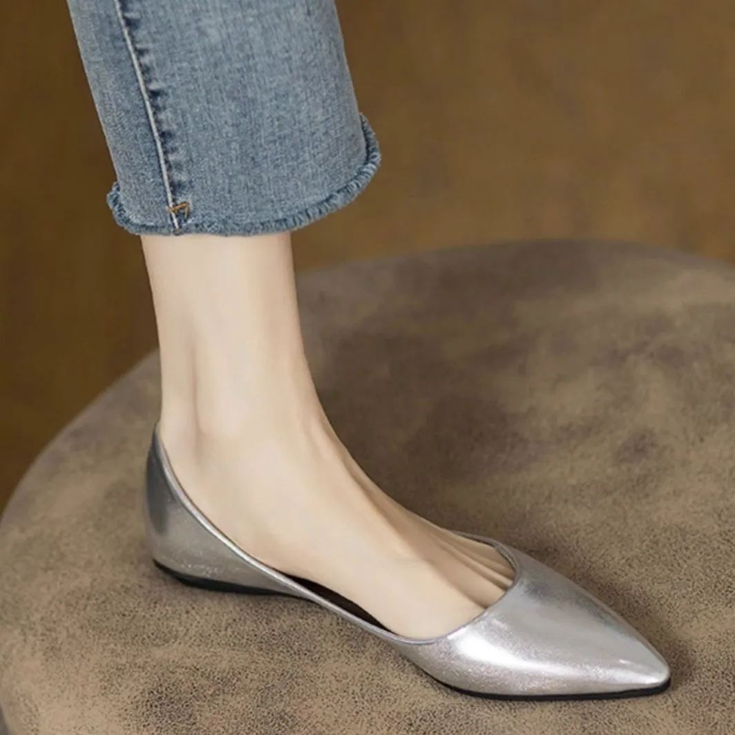 women cute sweet light weight  - Leather Work Flats Women のレビューと価格