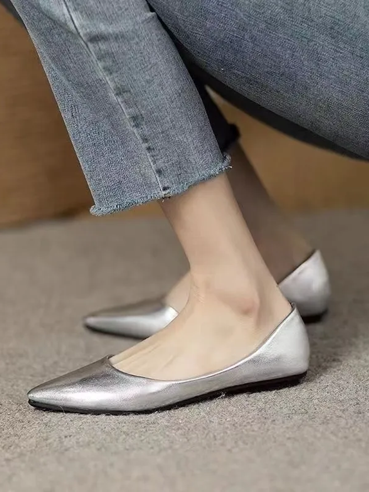 women cute sweet light weight  - Leather Work Flats Women のレビューと価格