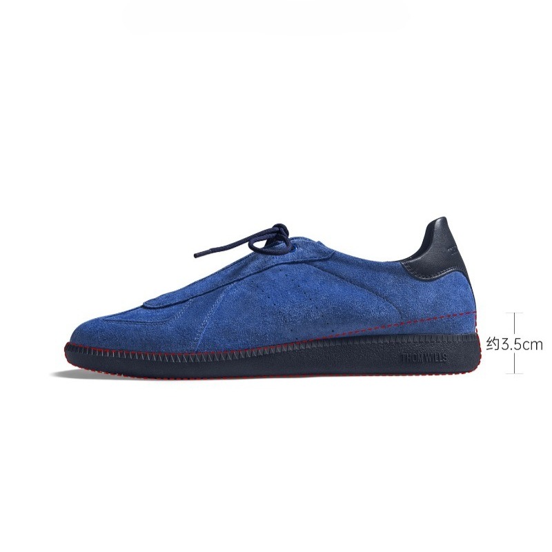 Luxury Cowhide Sneakers Blue C - Leatherwork Training のレビューと価格