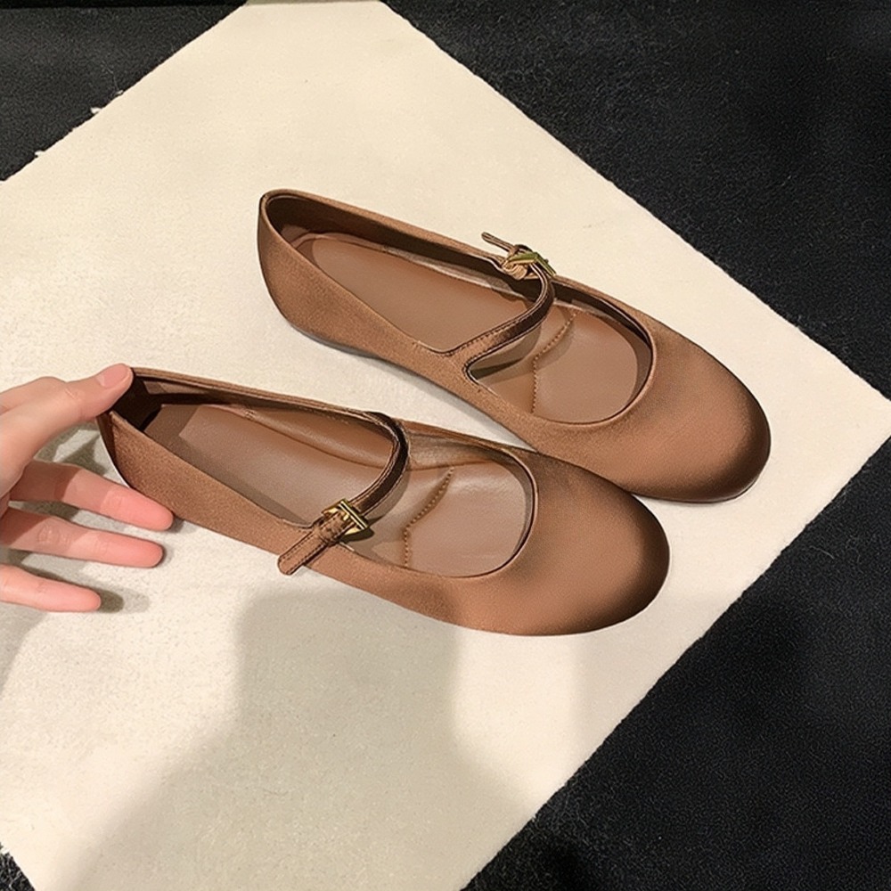 2026 Spring Summer New Women's - Leather Work Flats Women のレビューと価格