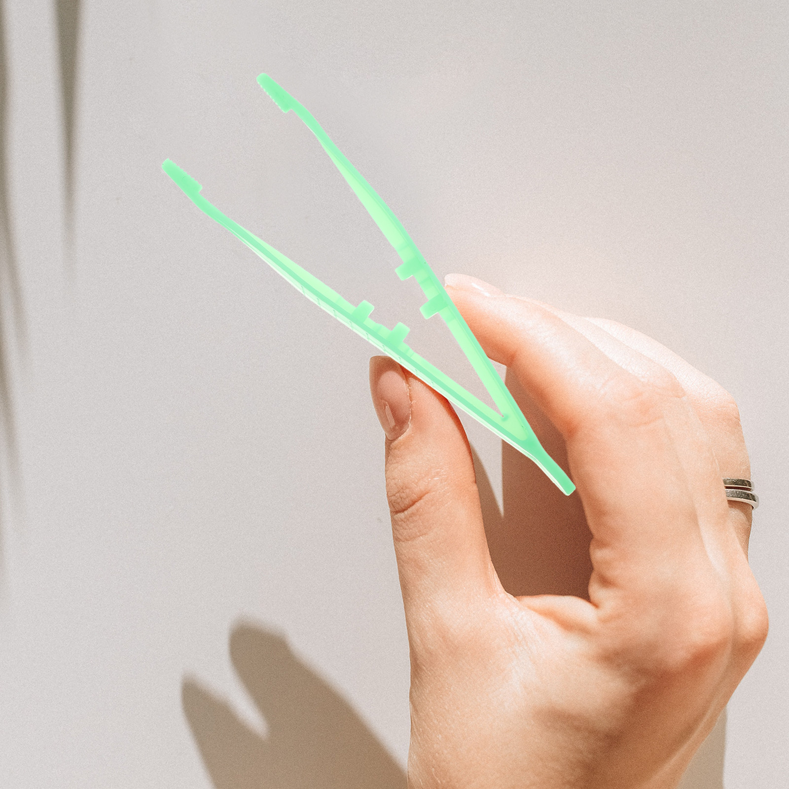 10Pcs Plastic Tweezers for Cra - Leather Work In Art のレビューと価格