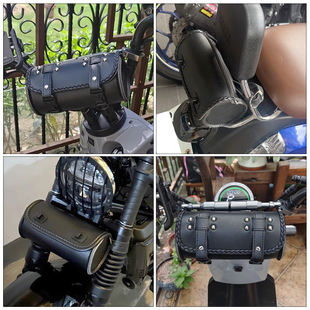 Motorcycle Fork PU Leather Tra - Leather Workshop のレビューと価格