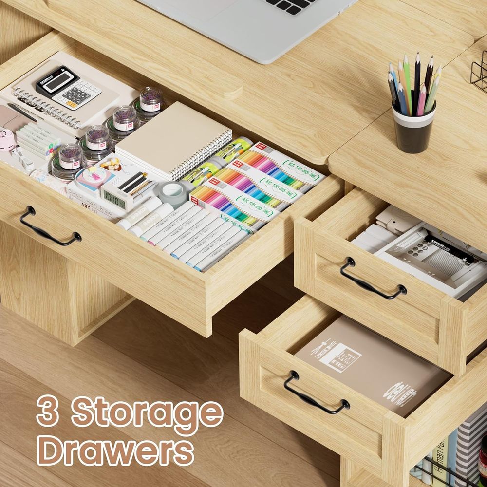 Adjustable Art Desk with Stora - Leather Work In Art のレビューと価格