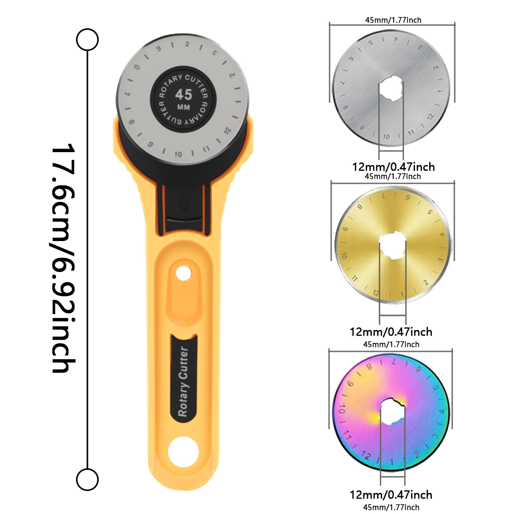45mm Rotary Fabric Cutter Leat - Leather Workshop のレビューと価格