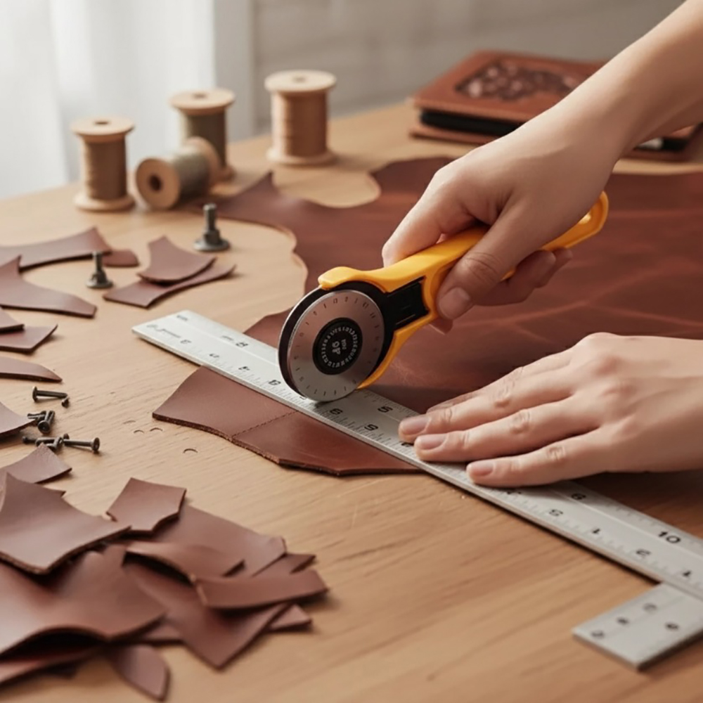 45mm Rotary Fabric Cutter Leat - Leather Workshop のレビューと価格