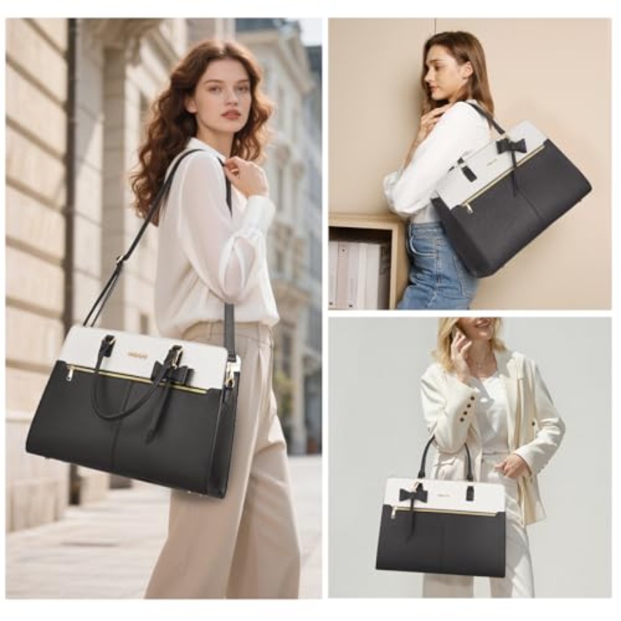 Laptop Tote Bag for Women, 15. - Leather Working のレビューと価格