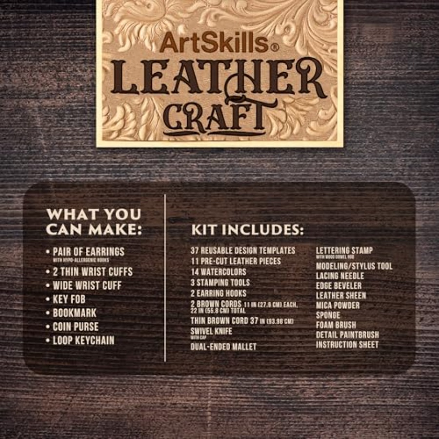 Leather Working Kit, Leather T - Leather Work In Art のレビューと価格