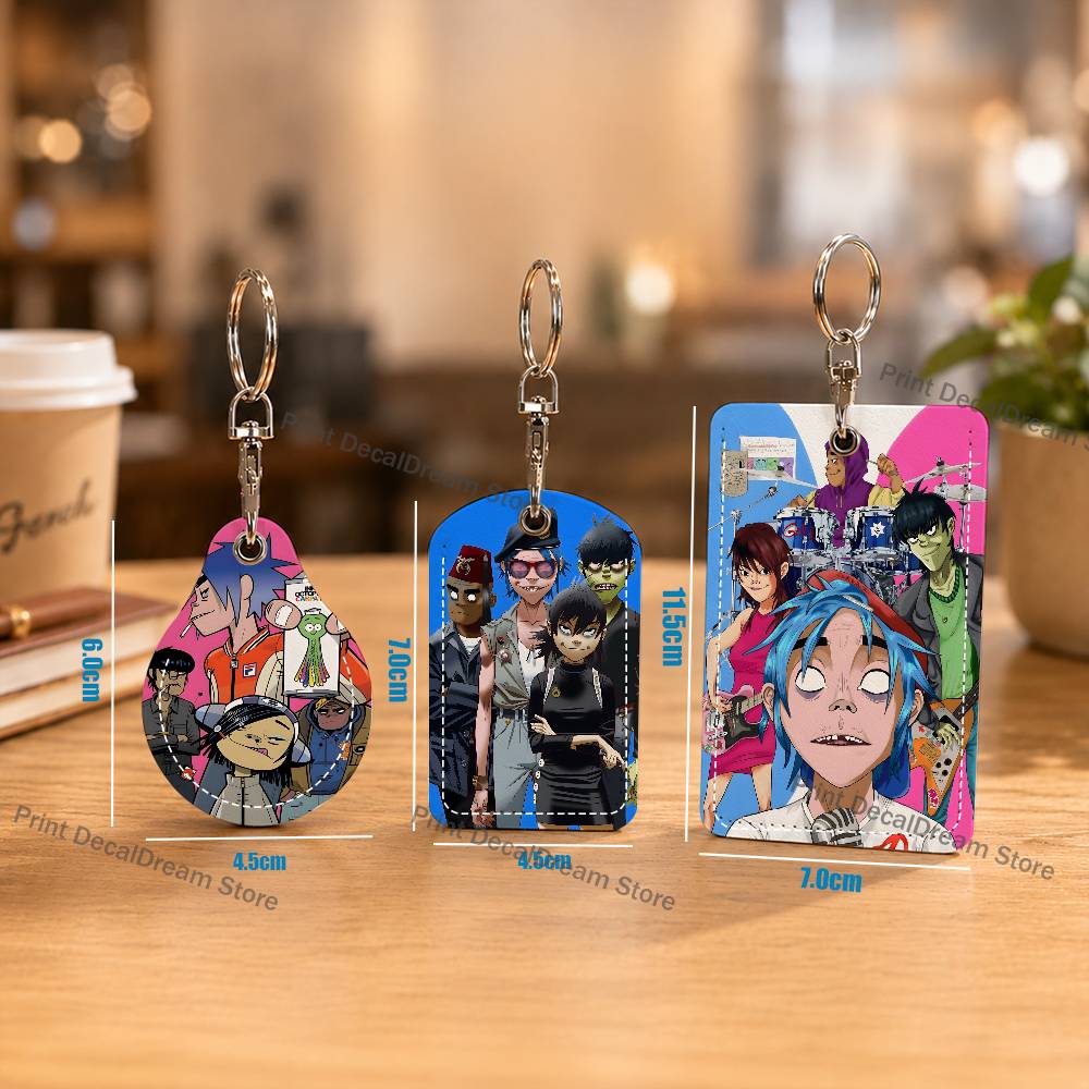 Band G-Gorillaz Holder Keychai - Leather Working のレビューと価格