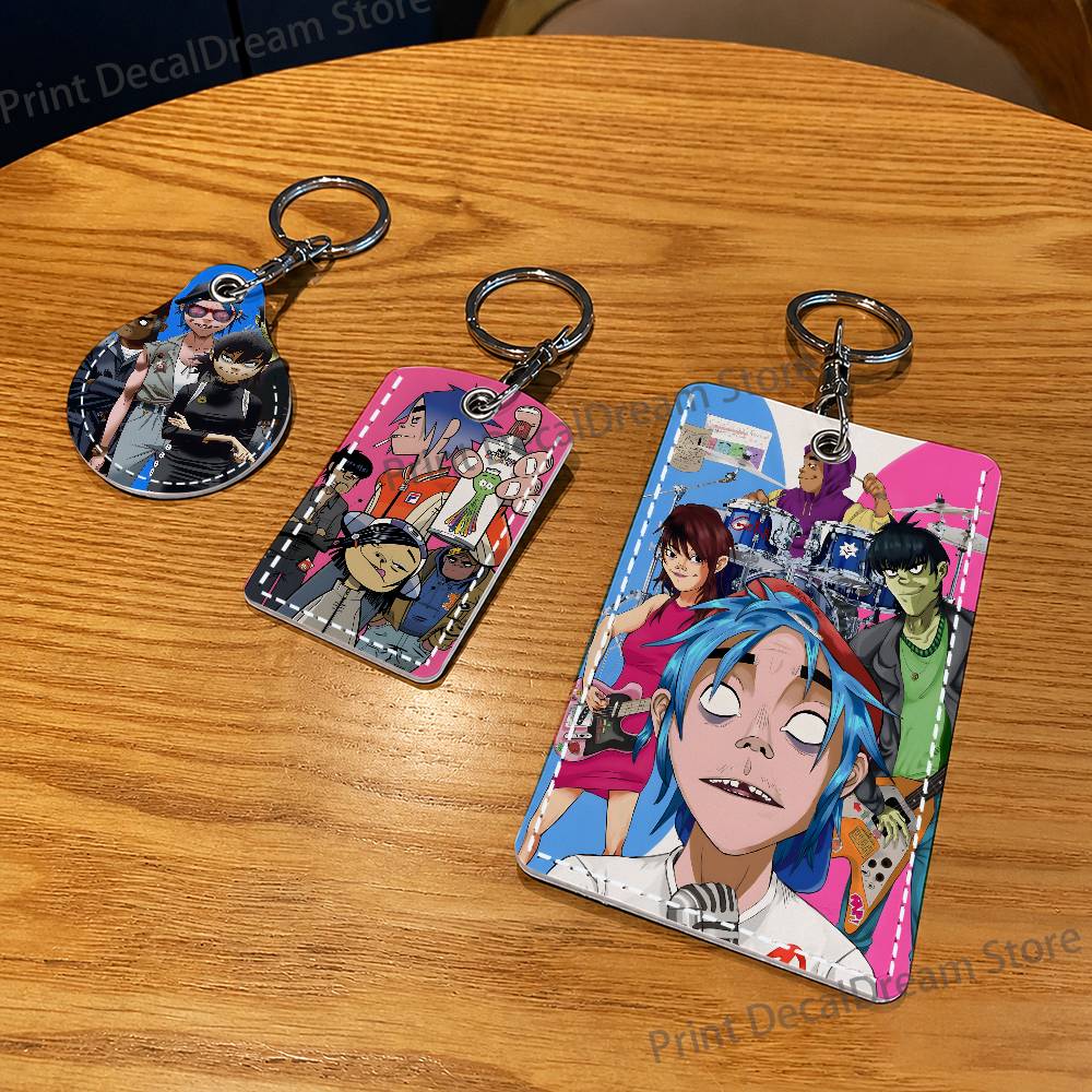 Band G-Gorillaz Holder Keychai - Leather Working のレビューと価格