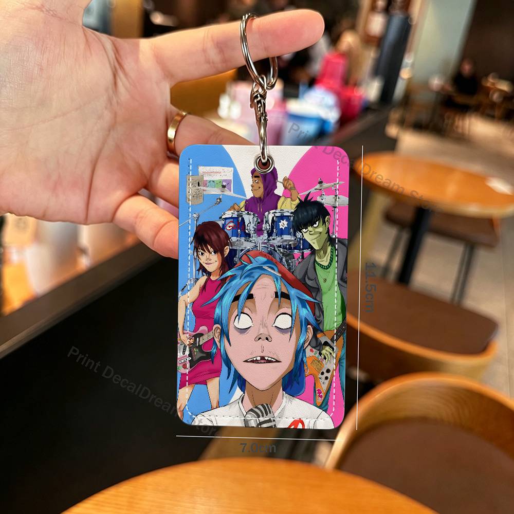 Band G-Gorillaz Holder Keychai - Leather Working のレビューと価格