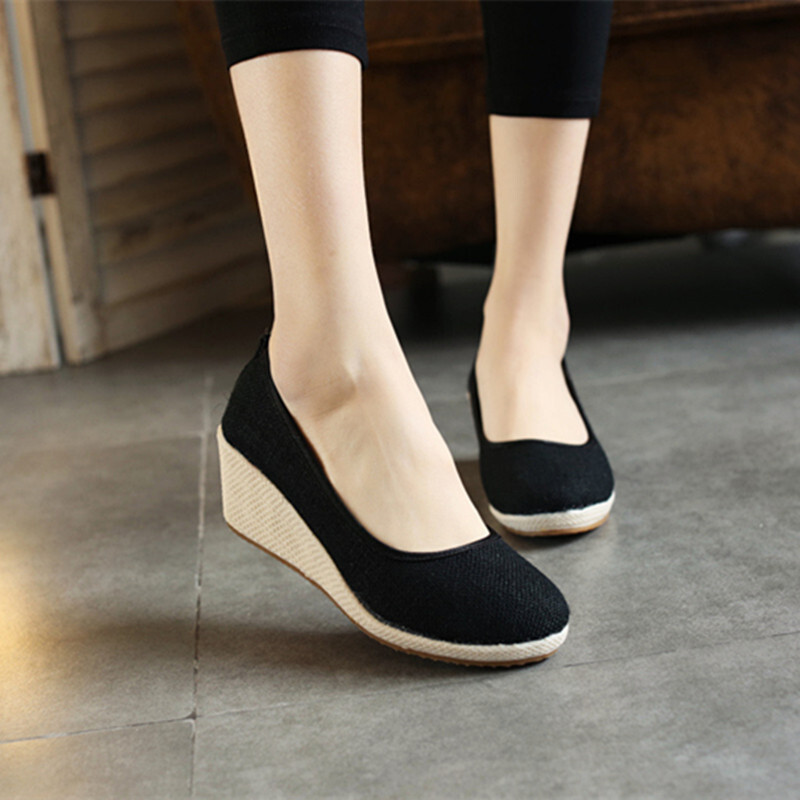 Cloth Shoes Embroidered Shoes  - Leather Work Flats Women のレビューと価格