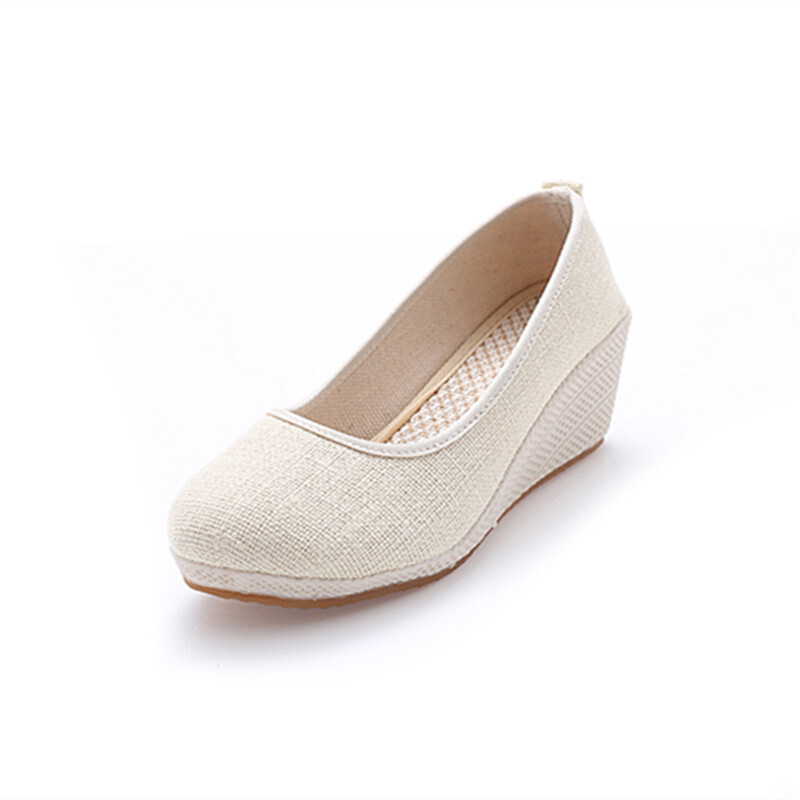 Cloth Shoes Embroidered Shoes  - Leather Work Flats Women のレビューと価格