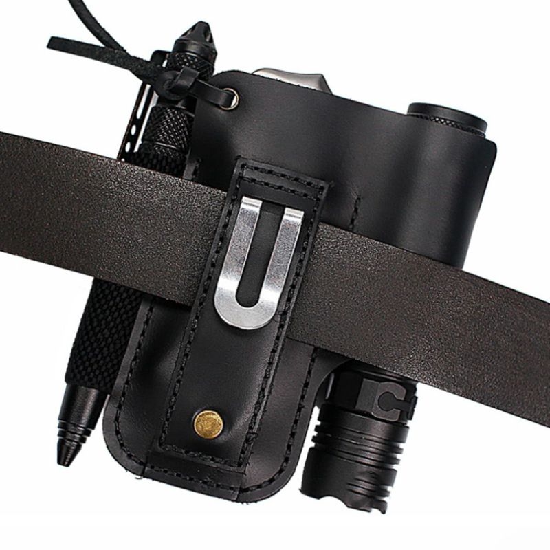 EDC Leather Flashlight Tool Ho - Leather Workshop のレビューと価格