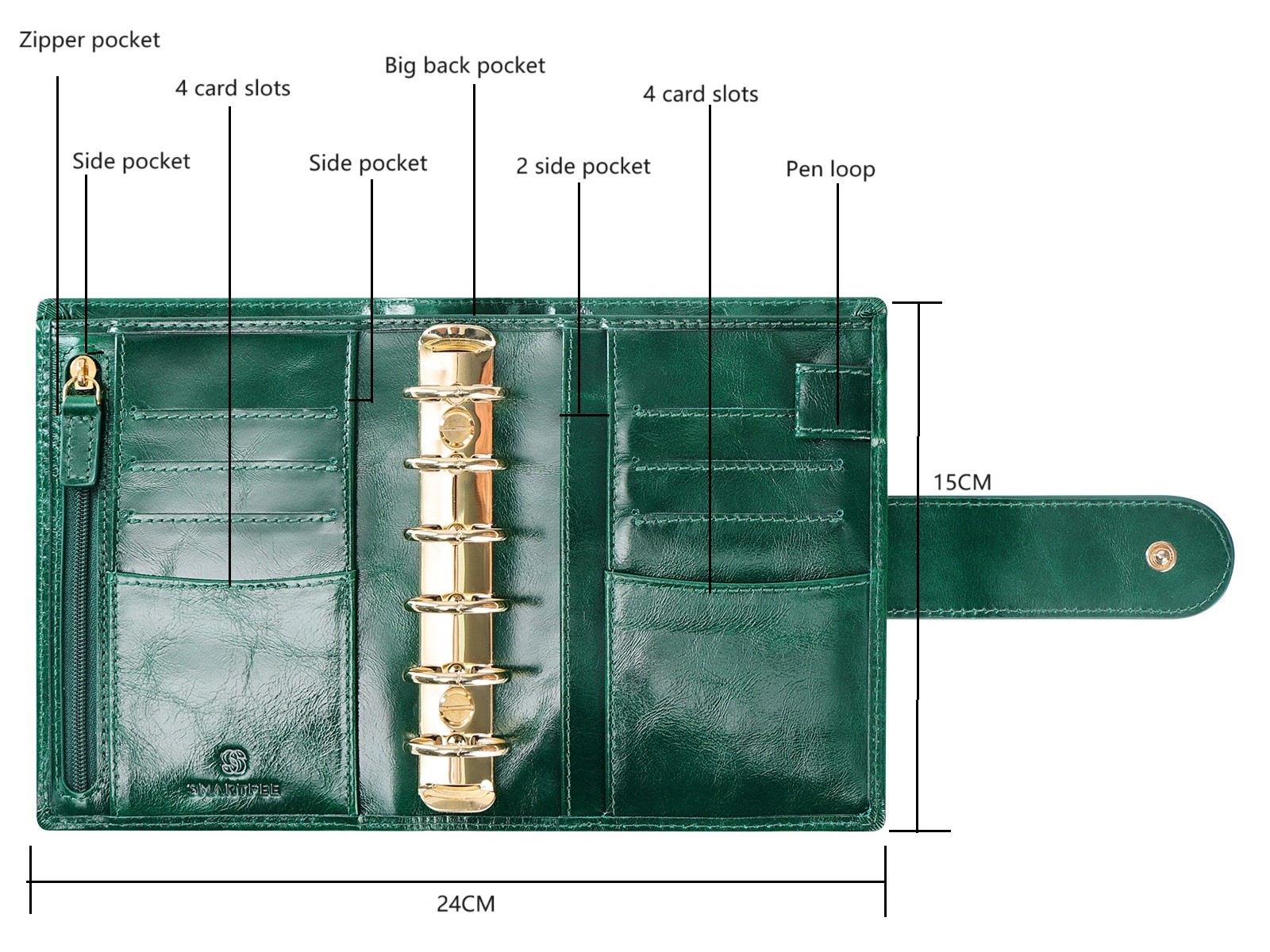 Smartfee Pocket Budget Planner - Leather Work Notebook のレビューと価格