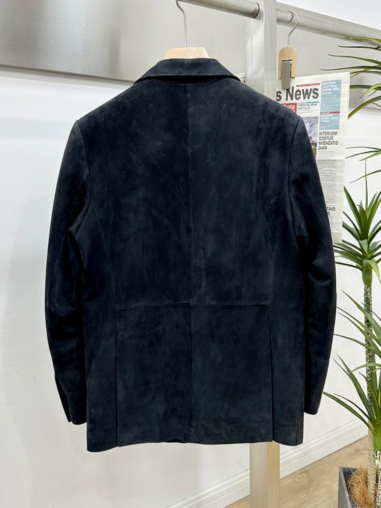 Vintage Suede Sheepskin Elegan - Leather Work Jacket Mens のレビューと価格