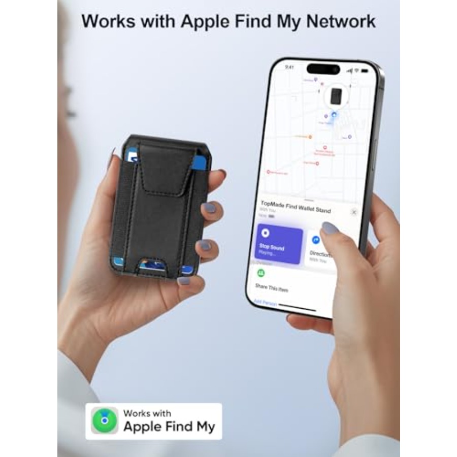 for Magsafe Wallet, Works with - Leather Work In My Area のレビューと価格