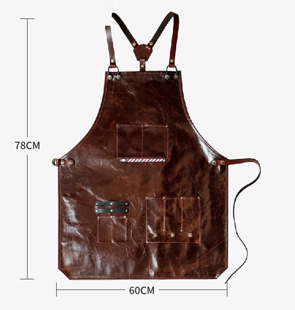 Men's Leather Work Apron with  - Leatherwork Apron のレビューと価格