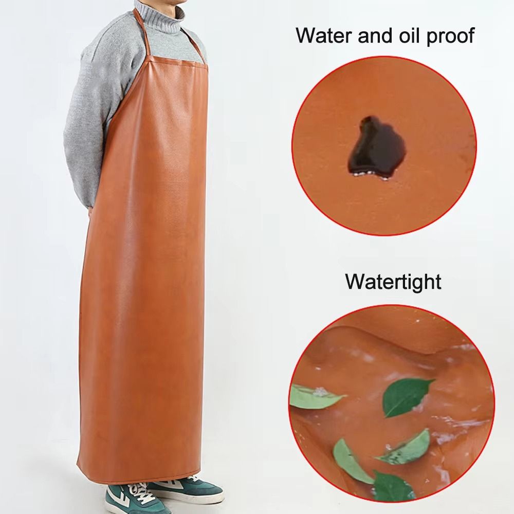 Thickened PU Leather Apron 95/ - Leatherwork Apron のレビューと価格