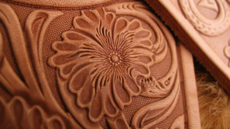 Tang dynasty flower Hand-work  - Unique Leather Work のレビューと価格