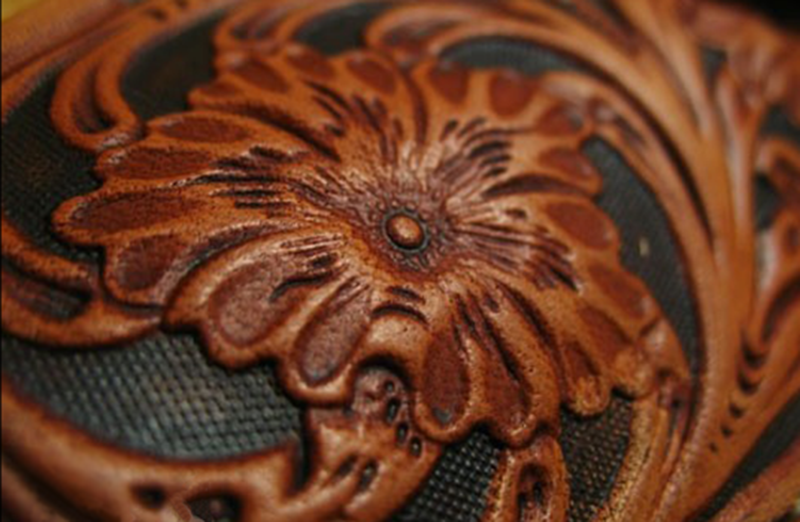 Tang dynasty flower Hand-work  - Unique Leather Work のレビューと価格