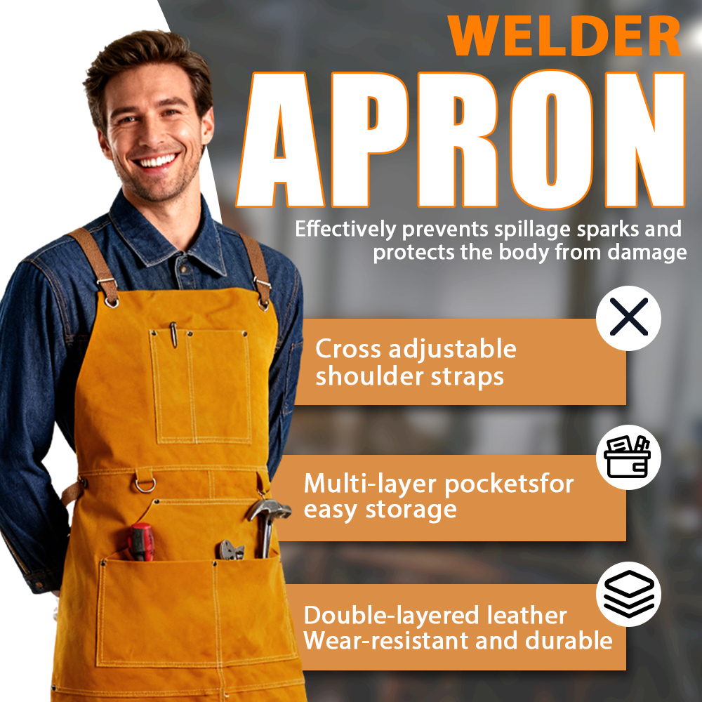 Oxhide Leather Welding Apron C - Leatherwork Apron のレビューと価格