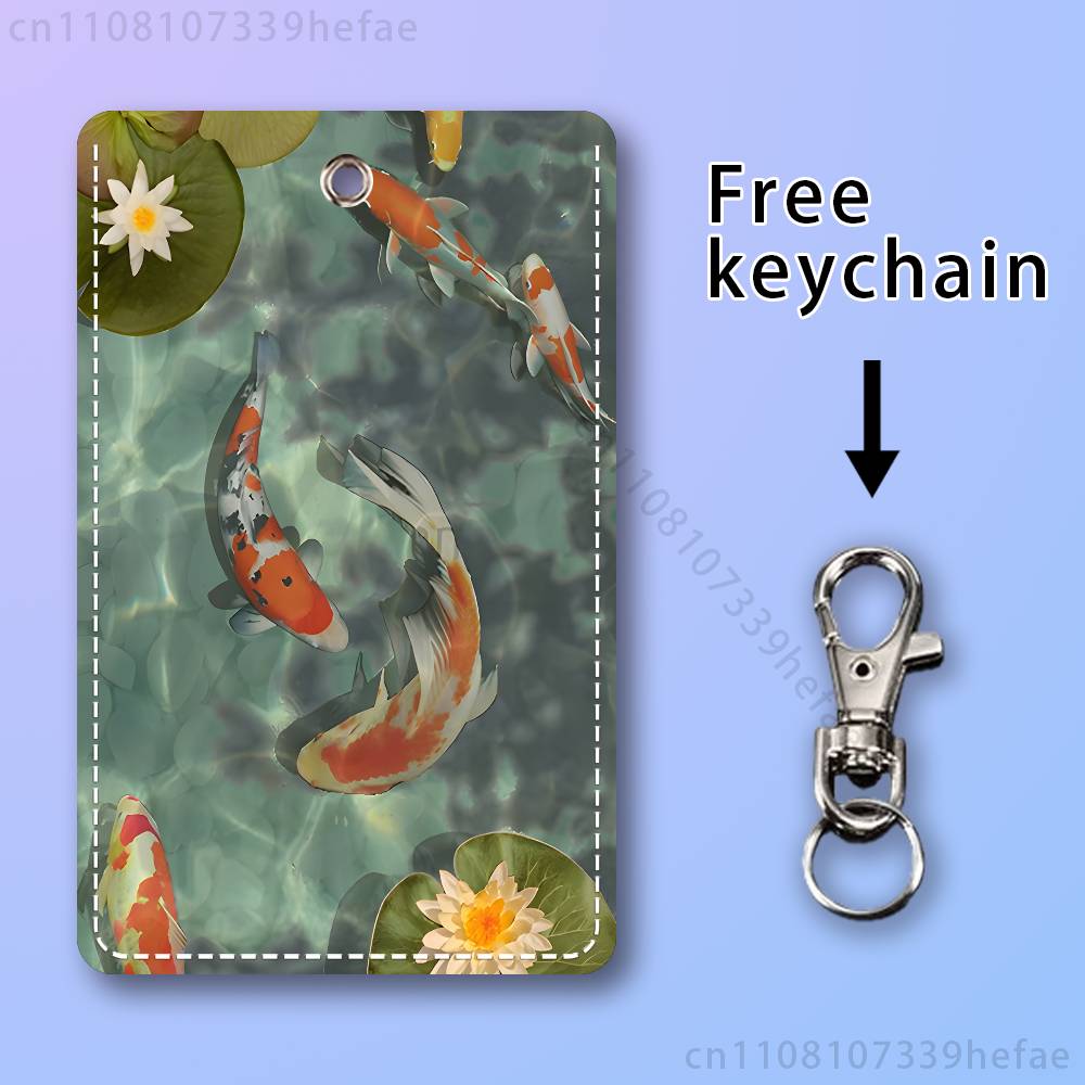Koi Carp Painting Art Holder F - Leather Work In Art のレビューと価格