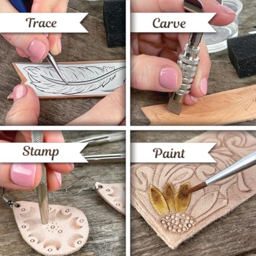 Leather Working Kit Leather To - Leather Work In Art のレビューと価格
