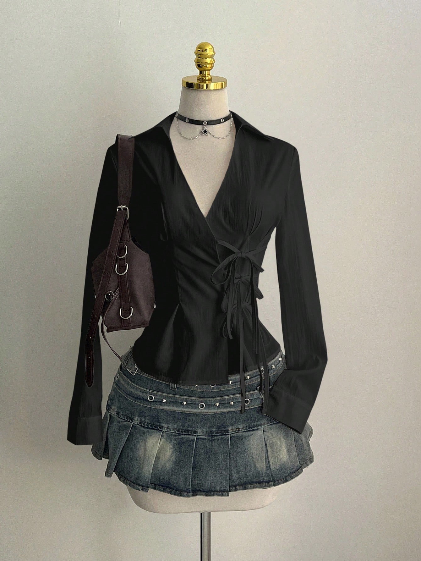 Harajuku Women's Shirt Unique  - Unique Leather Work のレビューと価格