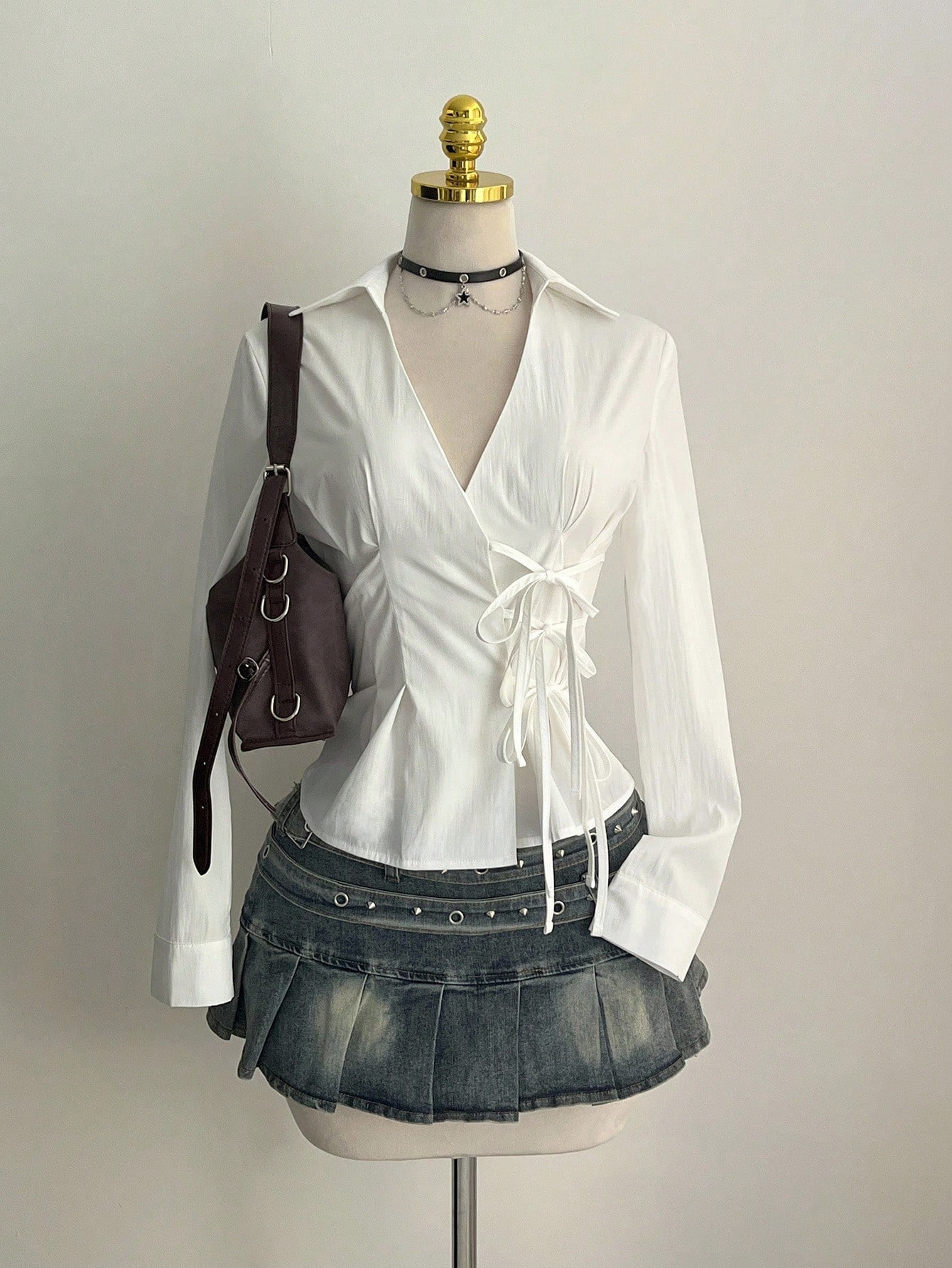 Harajuku Women's Shirt Unique  - Unique Leather Work のレビューと価格