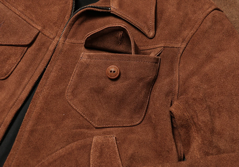 Autumn and Winter Farmer Leath - Leather Work Jacket Mens のレビューと価格