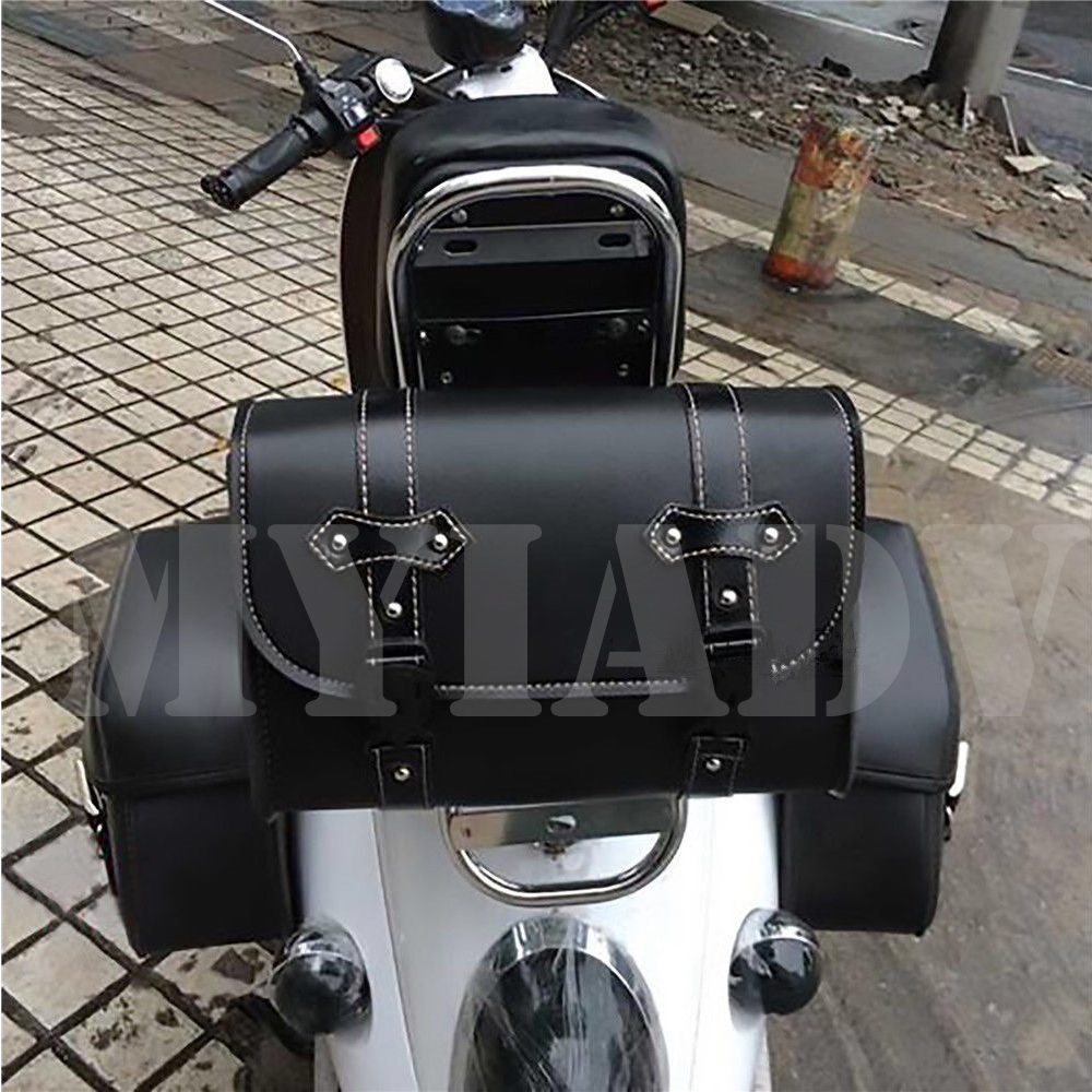 Motorcycle Front Fork Saddleba - Leather Workshop のレビューと価格