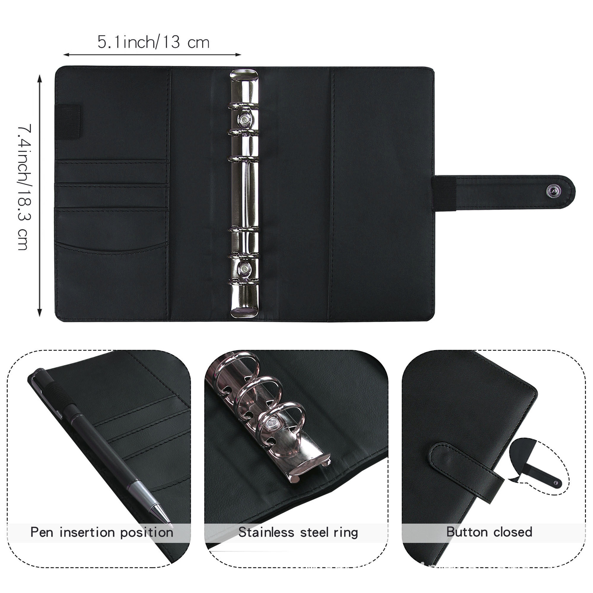 A6 Budget Binder Planner With  - Leather Work Notebook のレビューと価格