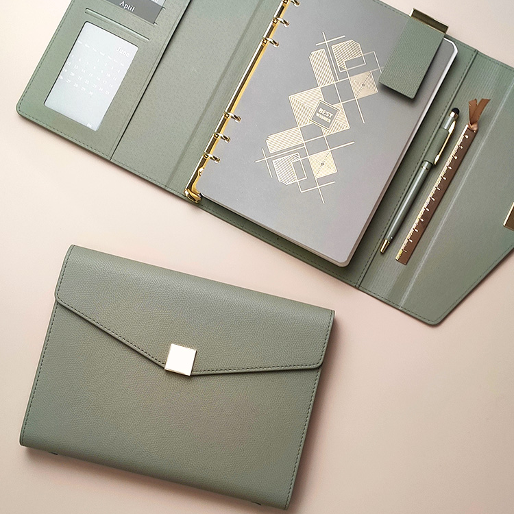 A5 Pu Leather Binder Notebook  - Leather Work Notebook のレビューと価格