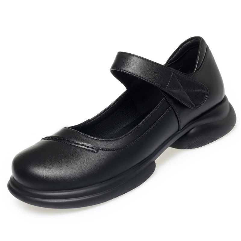 3.5cm British Style All Match  - Leather Work Flats Women のレビューと価格