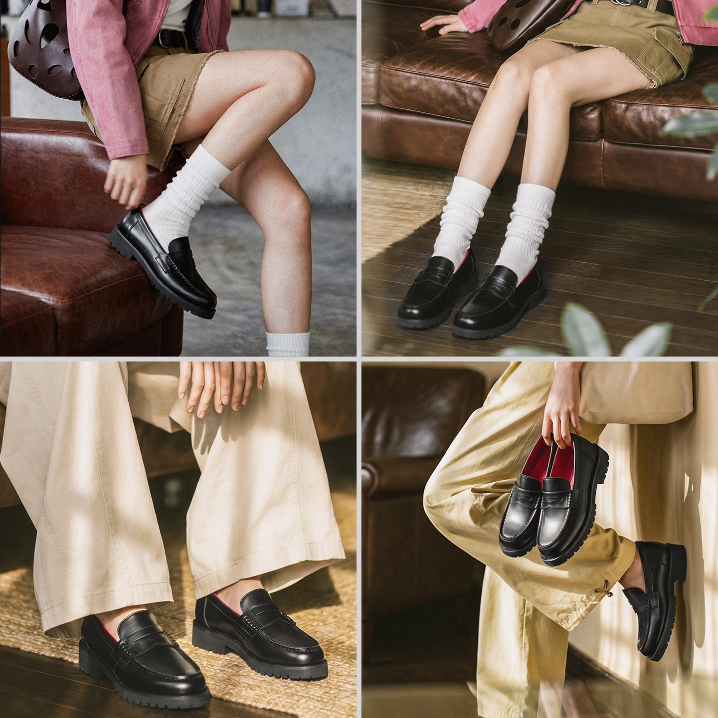 Maden Women's Slip On Loafers  - Leather Work Flats Women のレビューと価格